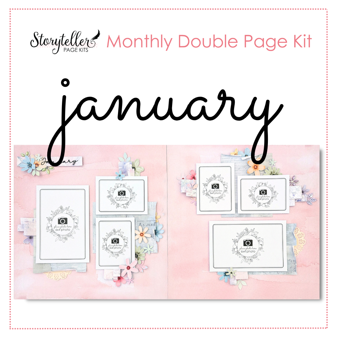 January 2026 Storyteller Page Kit