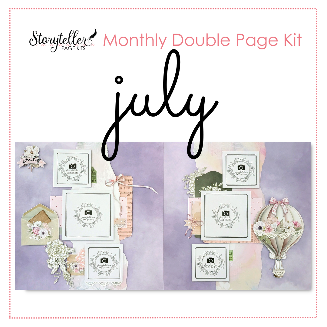 July 2026 Storyteller Page Kit