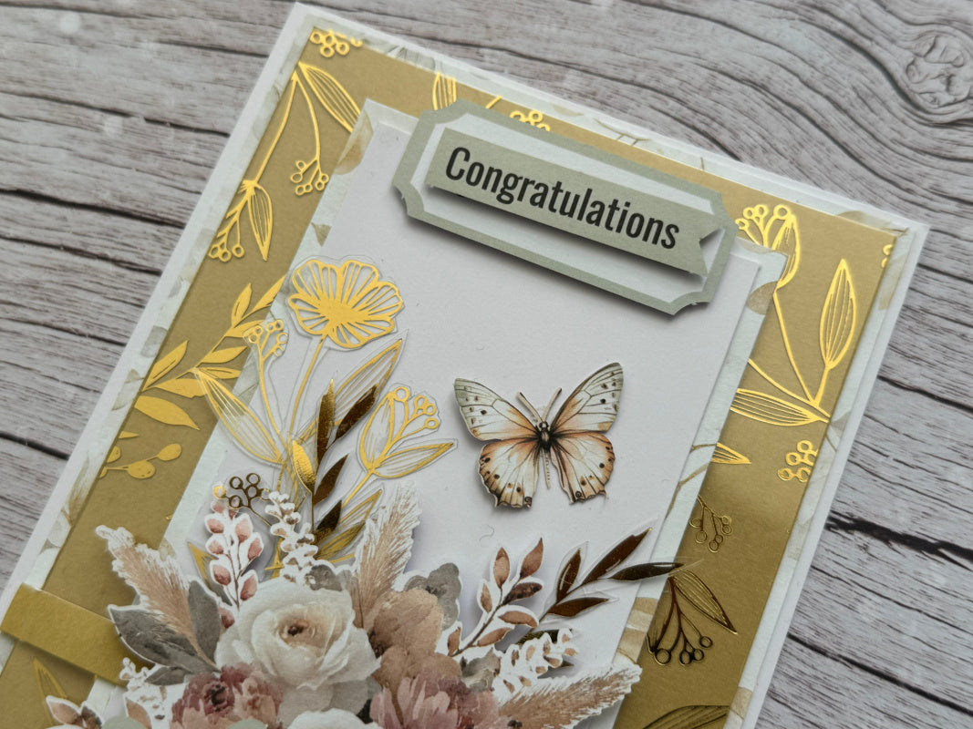 12 x 12 Botanical Foil Acetate