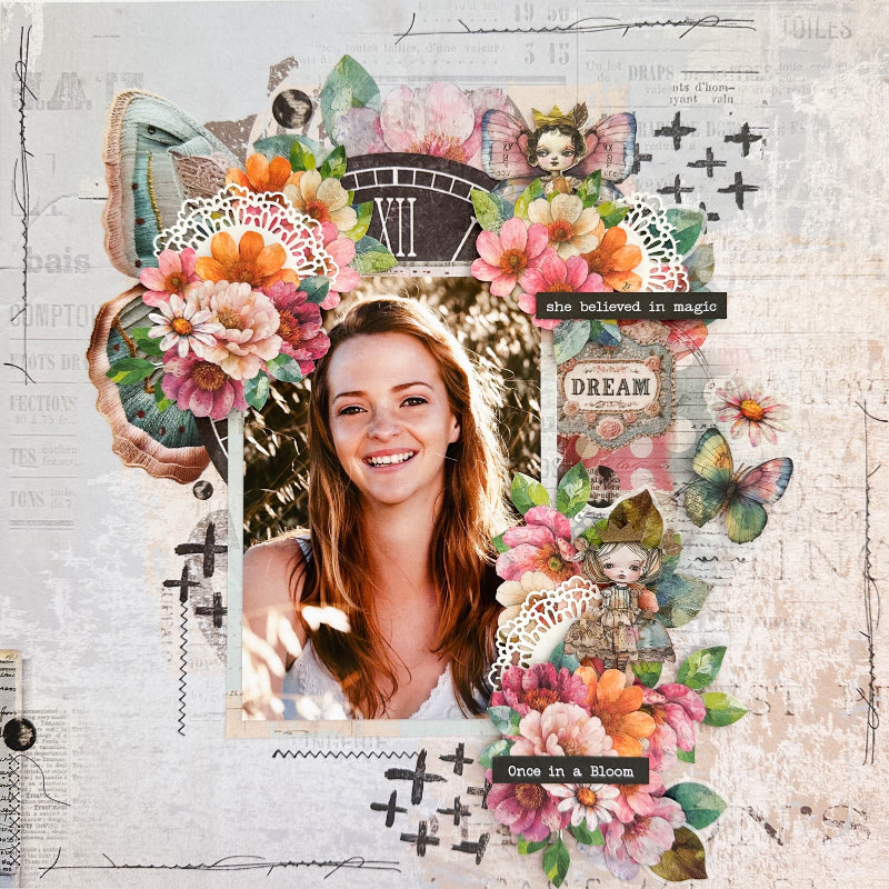 Random Crosses Photopolymer Stamp