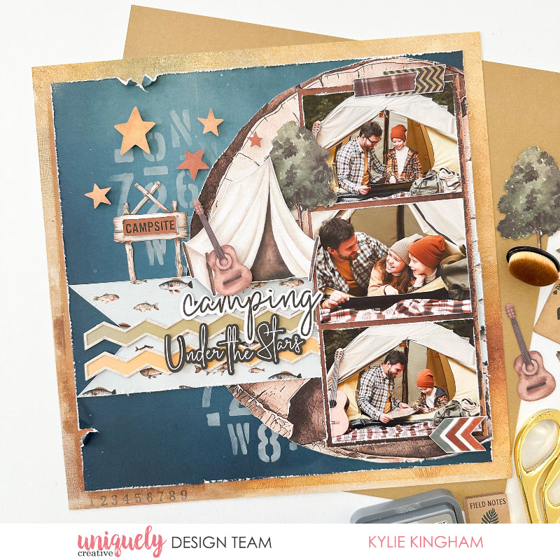 Tree Ring Slice Decorative Base Layer