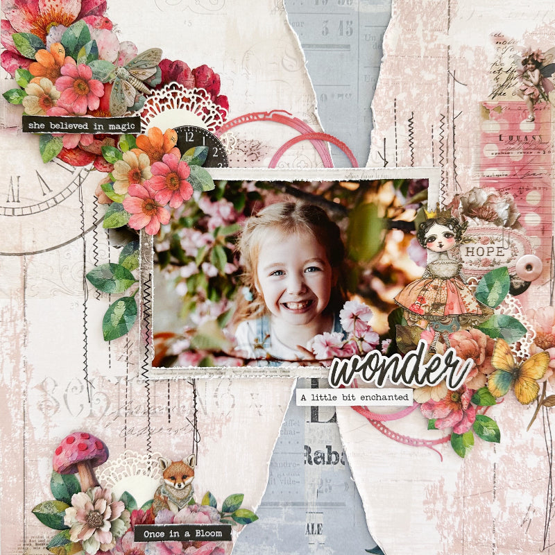 Ripped & Stitched Photopolymer Stamp *Included in Kit