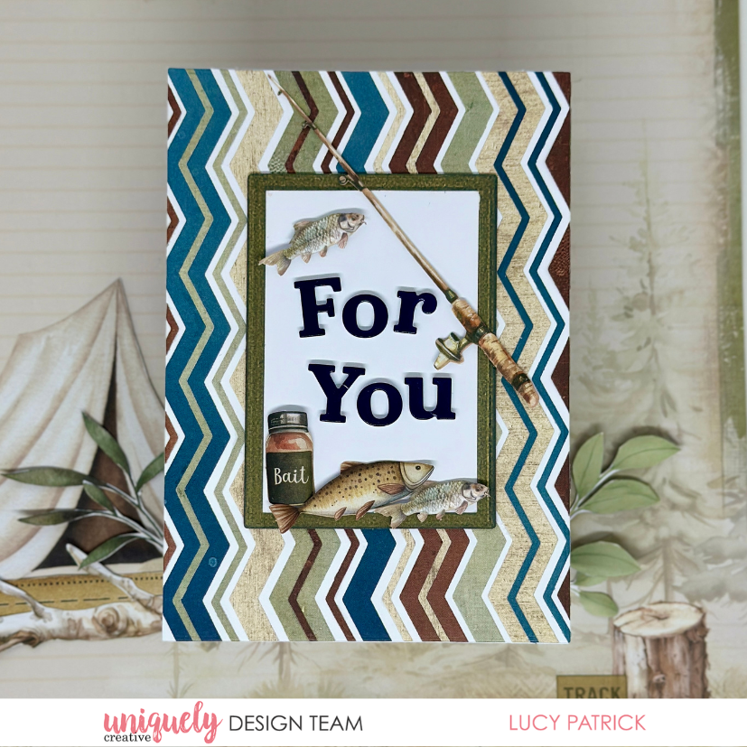 Slimline Chevron Strip Die