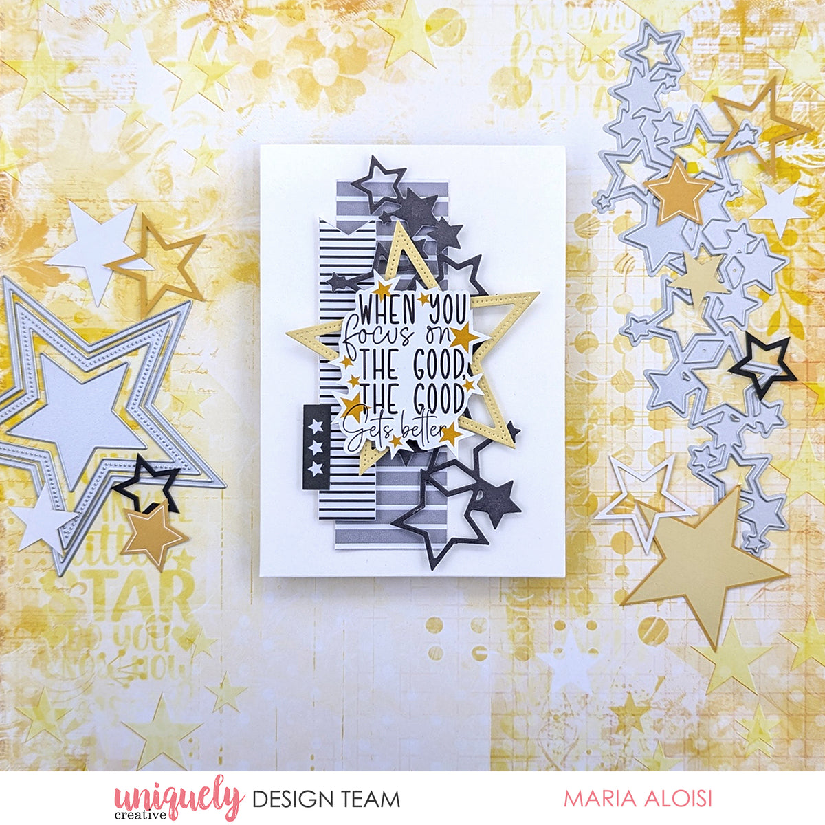 Slimline Starry Stack Die