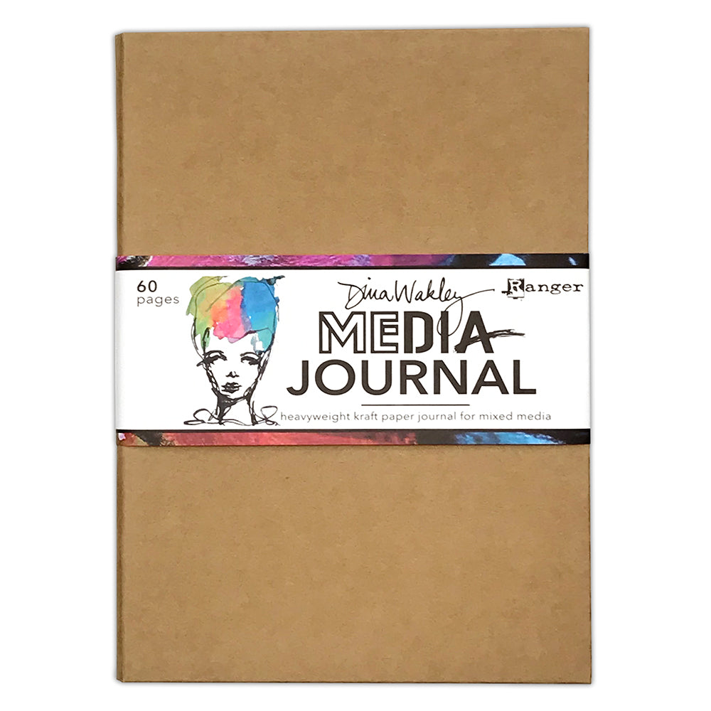 Dina Wakley Media Journal Large -  Kraft
