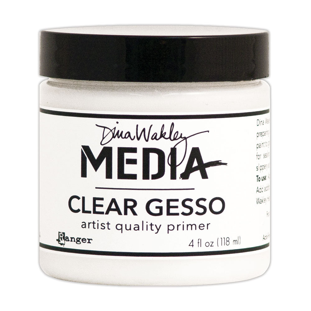 Dina Wakley Media Clear Gesso 4oz