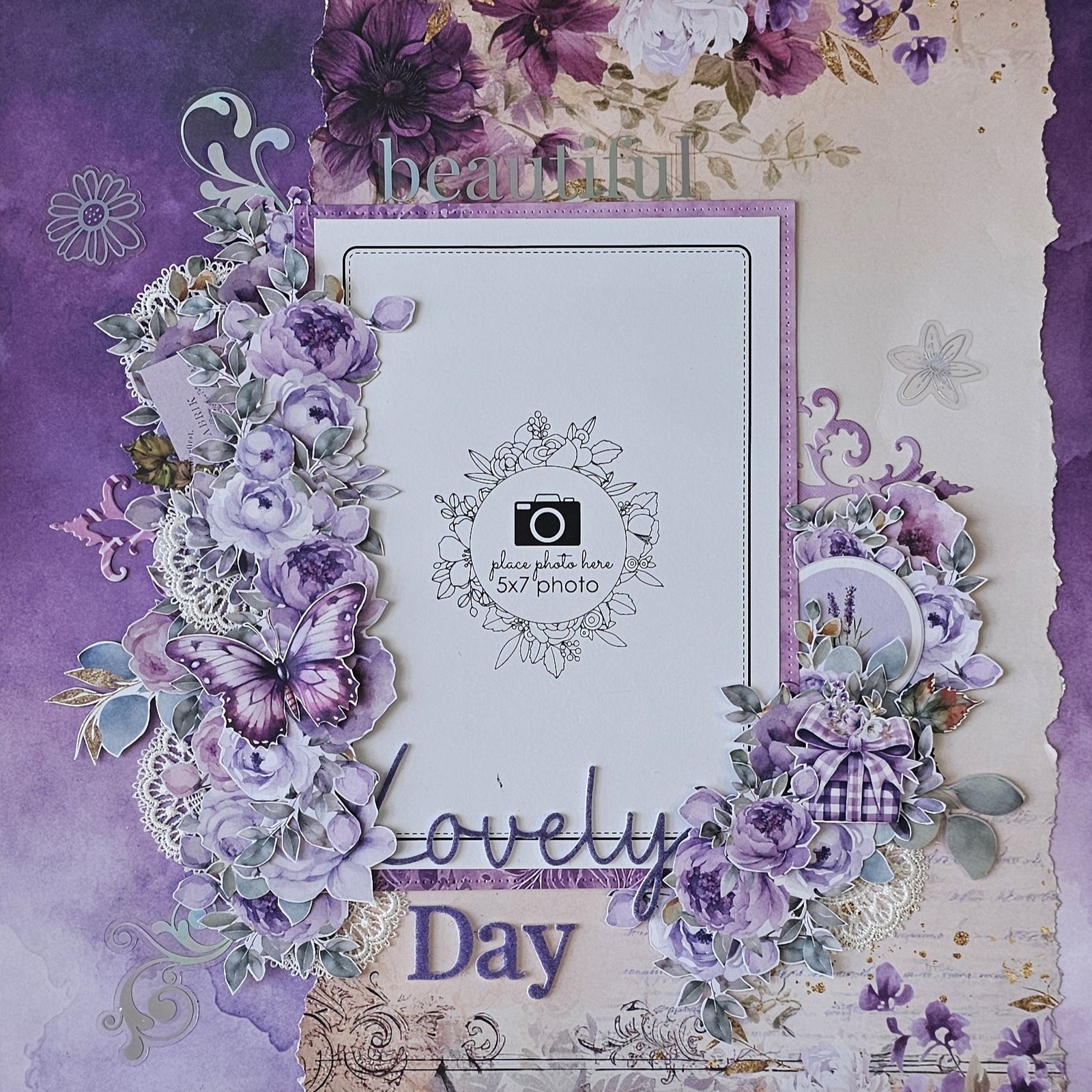 Ultraviolet Delight Felt Title Stickers