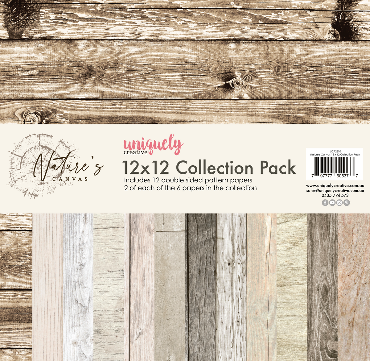 Nature&#39;s Canvas 12 x 12 Collection Pack