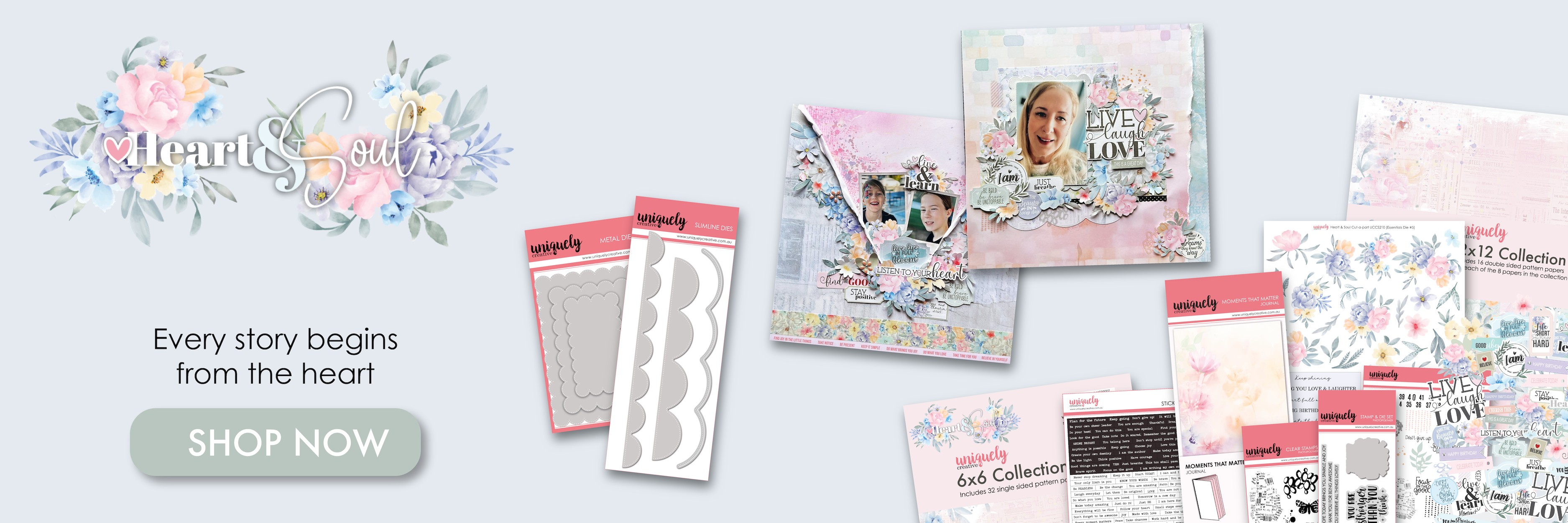 Uniquely Creative HEART & SOUL 12 X 12 COLLECTION PACK main image 1