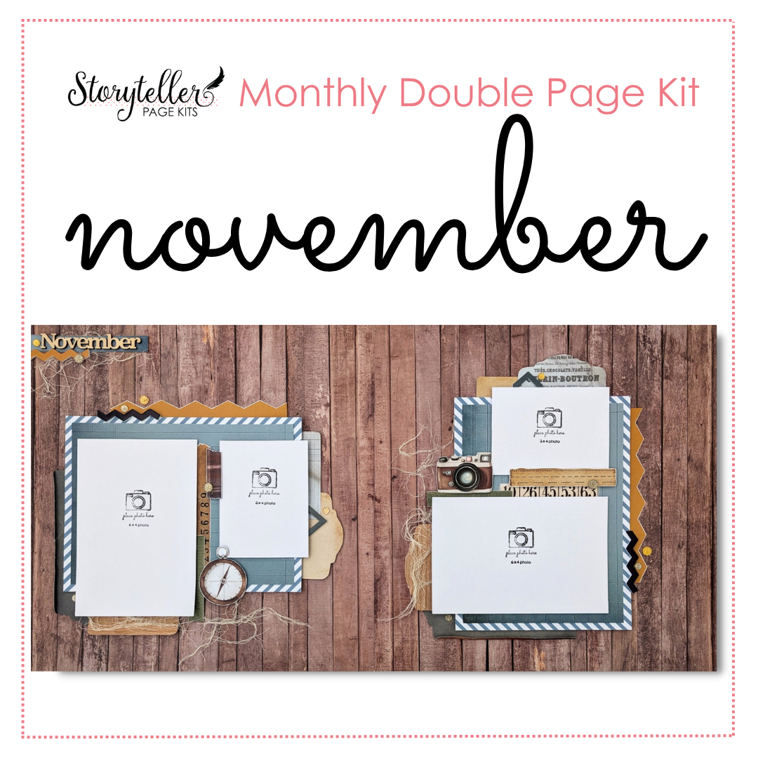 November 2025 Storyteller Page Kit