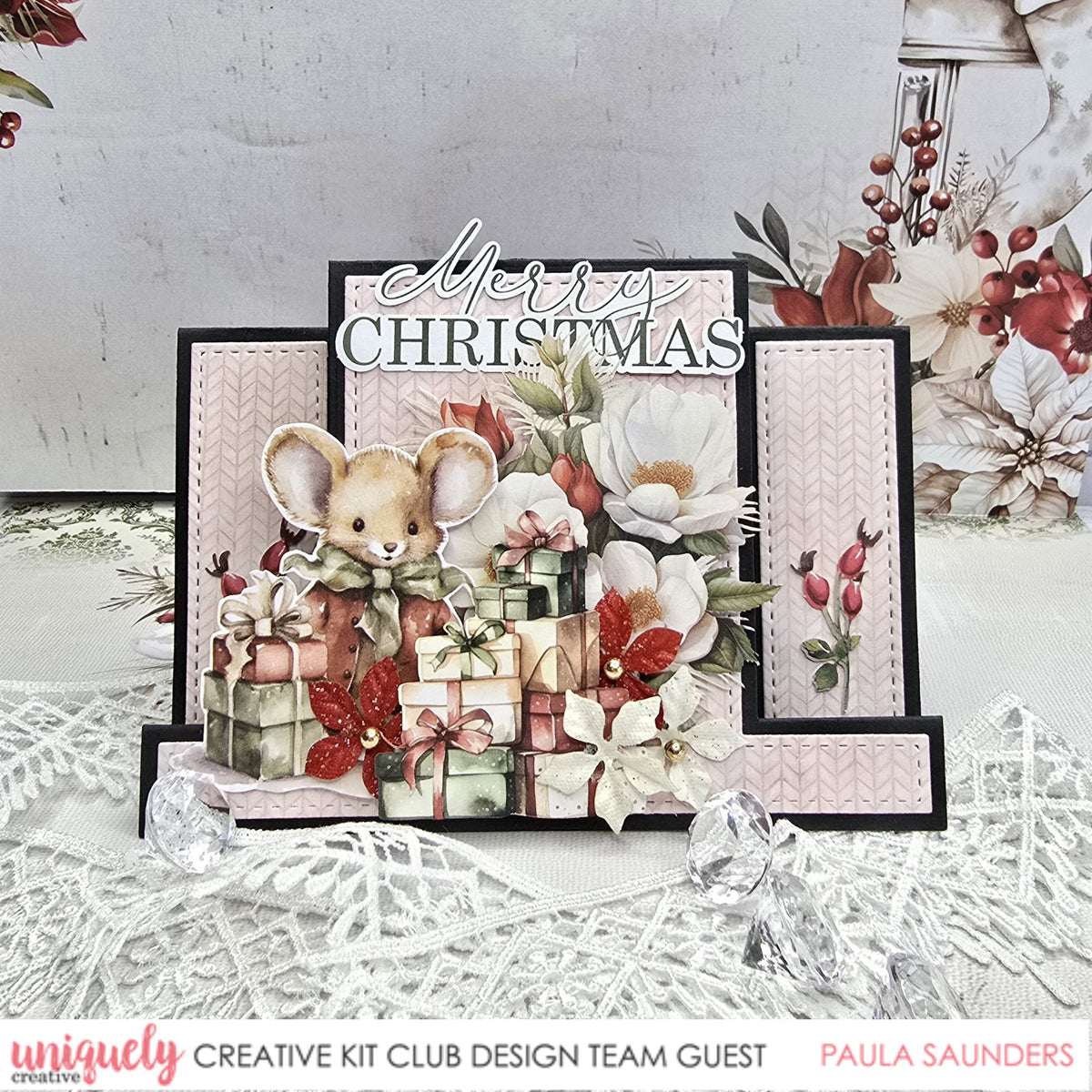 Centre Stepper Card Die