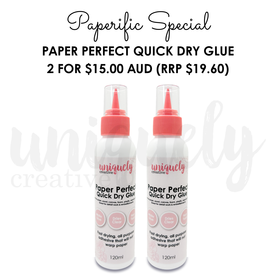 PAPERIFIC SPECIAL - 2x Paper Perfect Quick Dry Glue 120ml