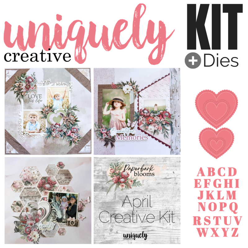 Paperbark Blooms Creative Kit + Add-On Dies