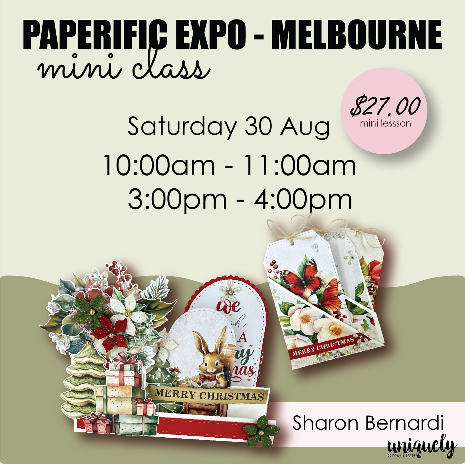 Paperific Melbourne Lesson - Saturday 30 August 2025