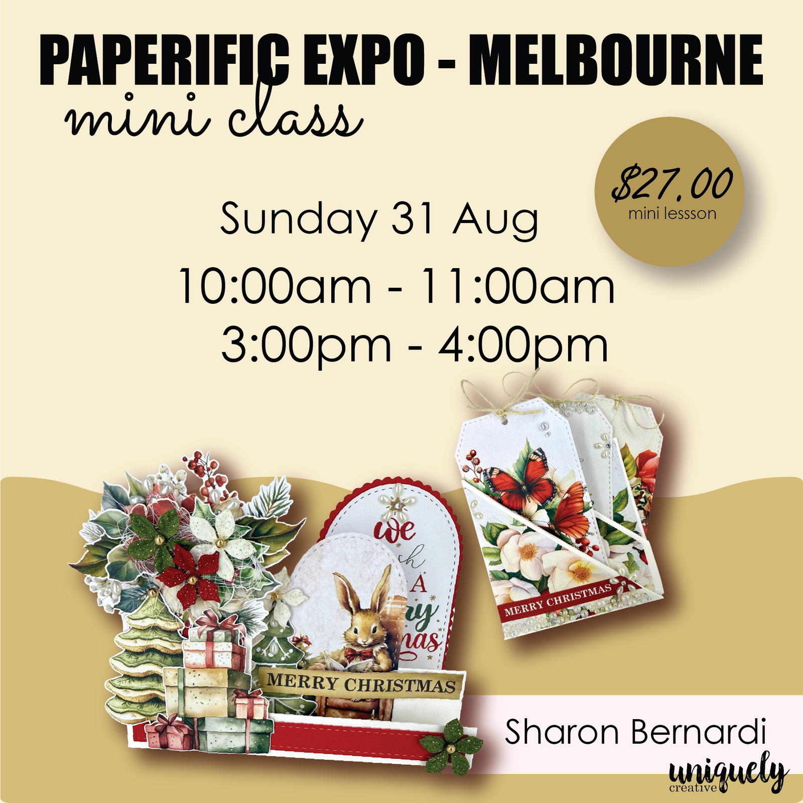 Paperific Melbourne Lesson - Sunday 31 August 2025