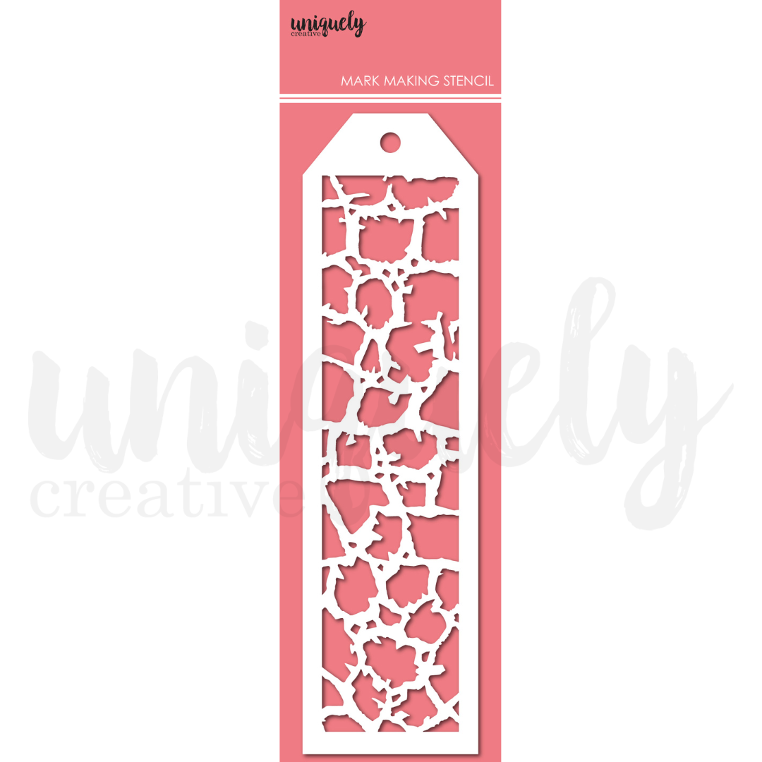 Path Mark Making Stencil