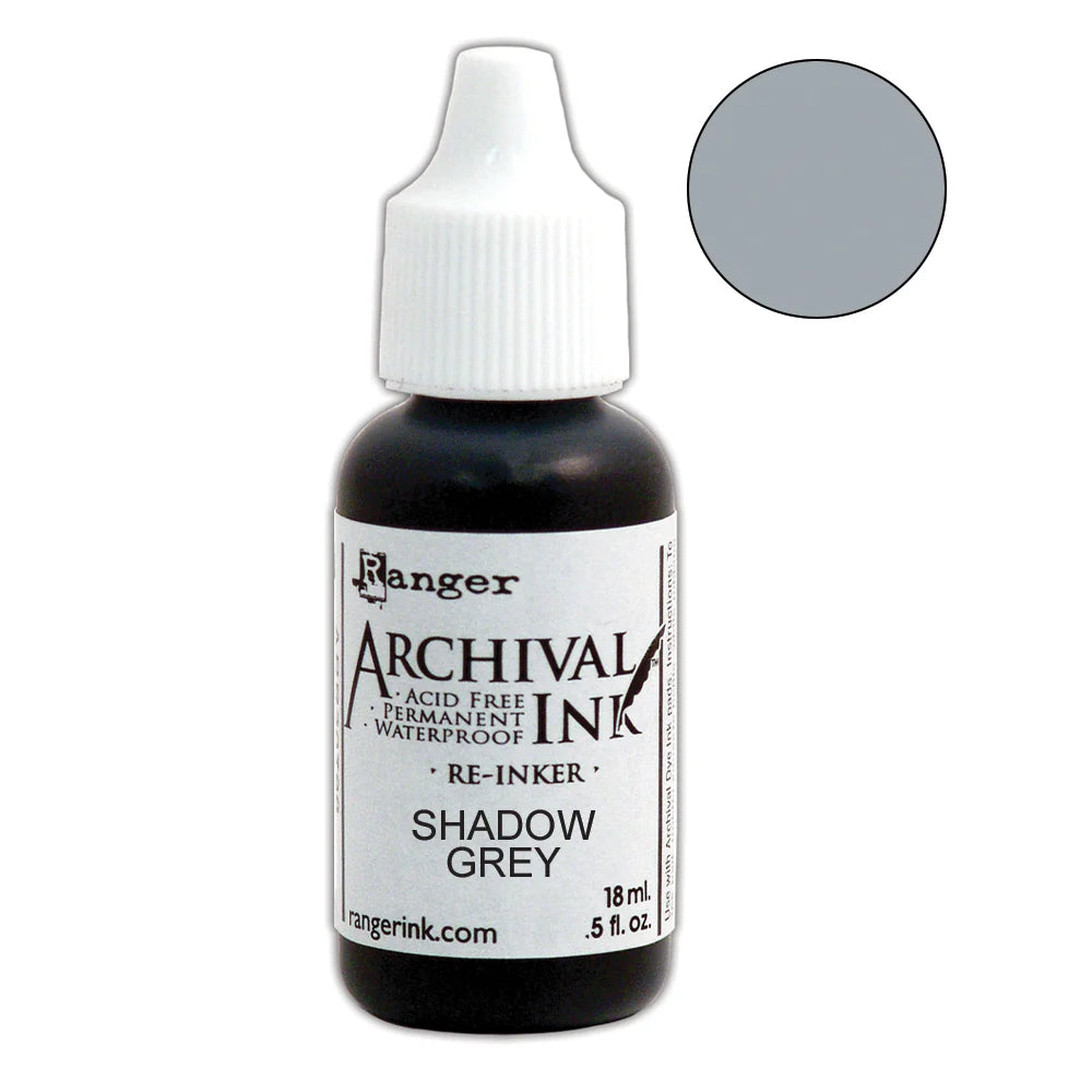 Archival Ink Pad Reinker - Shadow Grey