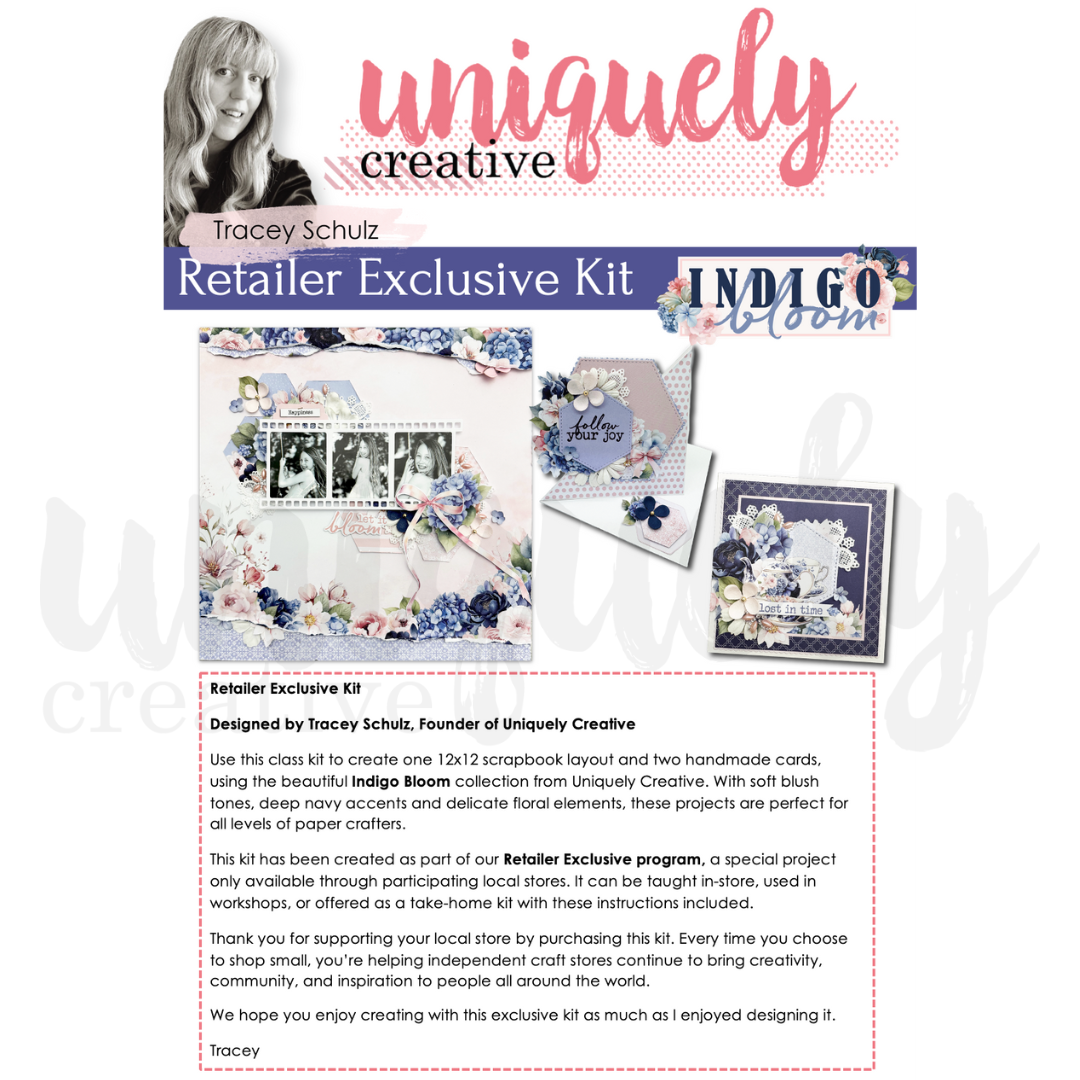 Indigo Bloom Retailer Exclusive Kit Magazine