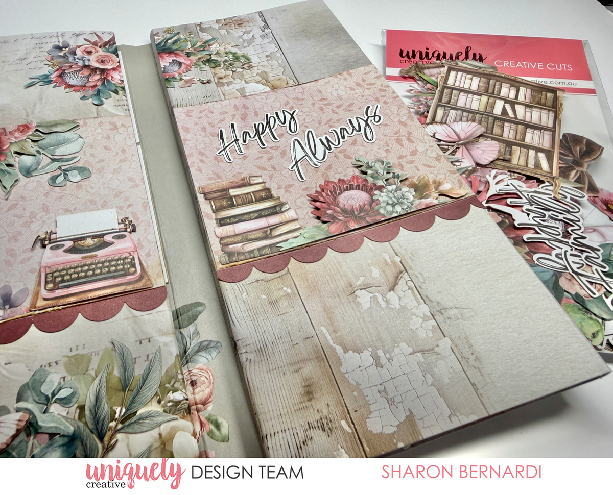 Paperbark Blooms Slimline Fold-Out Album