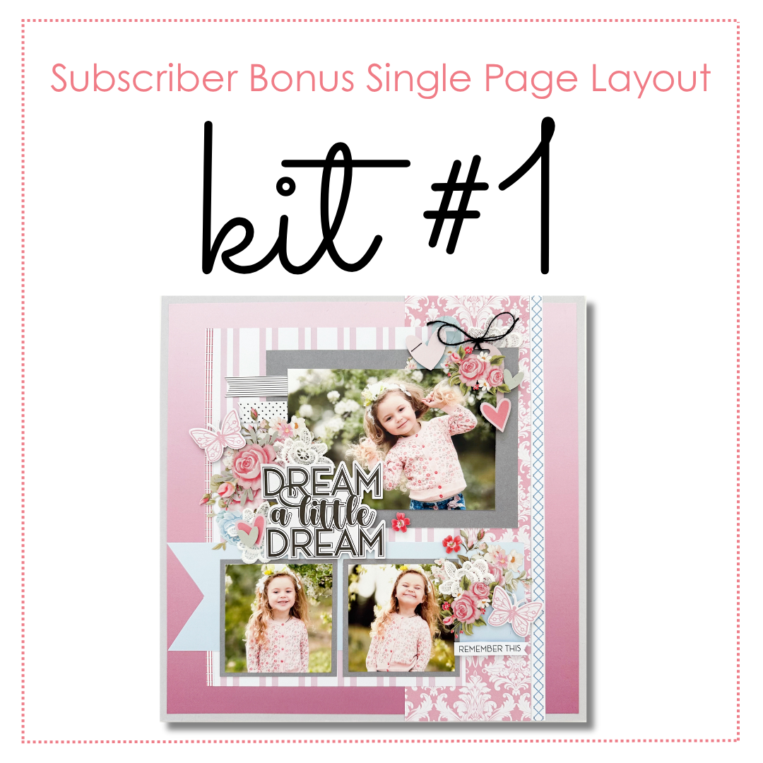 Subscriber Exclusive - Single Page Layout Kit #1