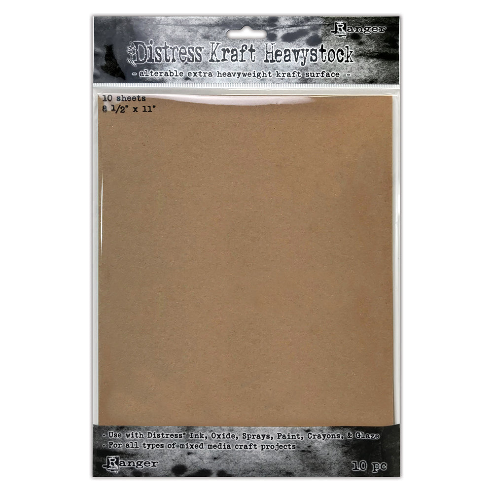 Distress Heavystock 8.5 x 11 - Kraft