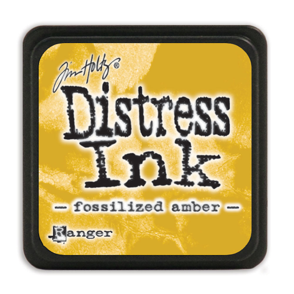 Tim Holtz Distress Mini Ink Pad - Fossilized Amber