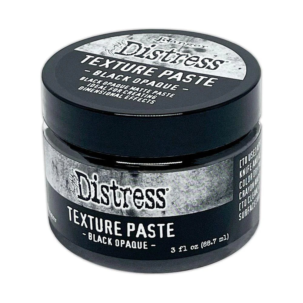 Distress Texture Paste - Black Opaque