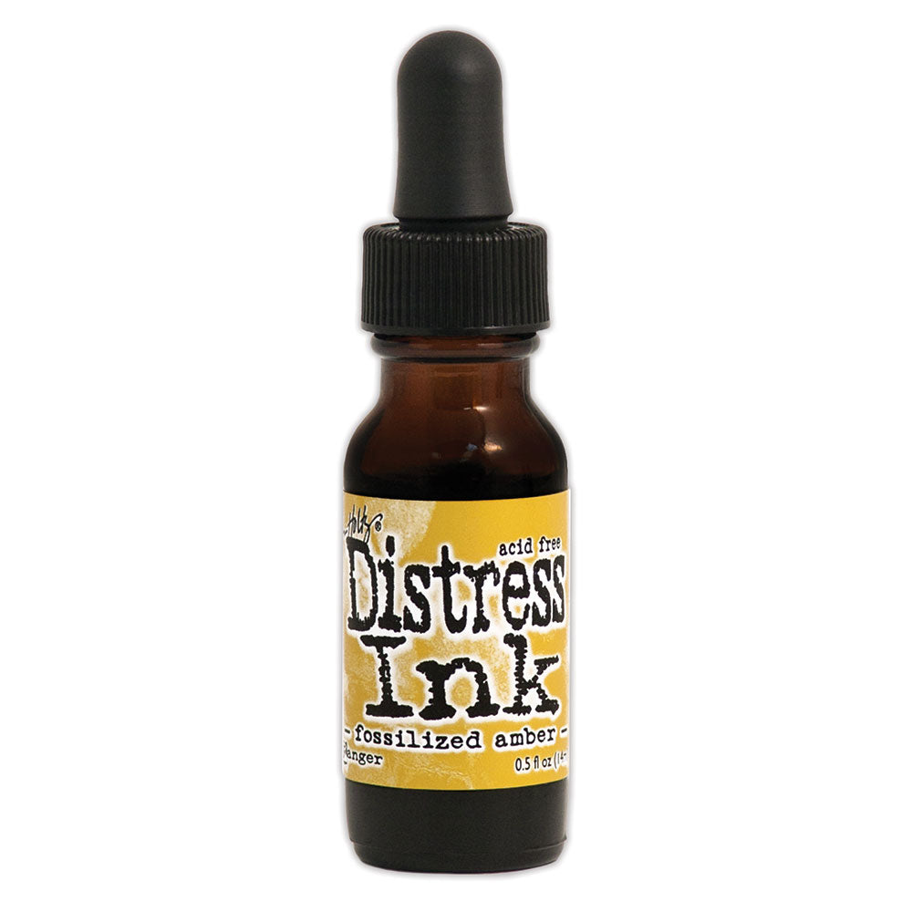 Tim Holtz Distress Reinker - Fossilized Amber