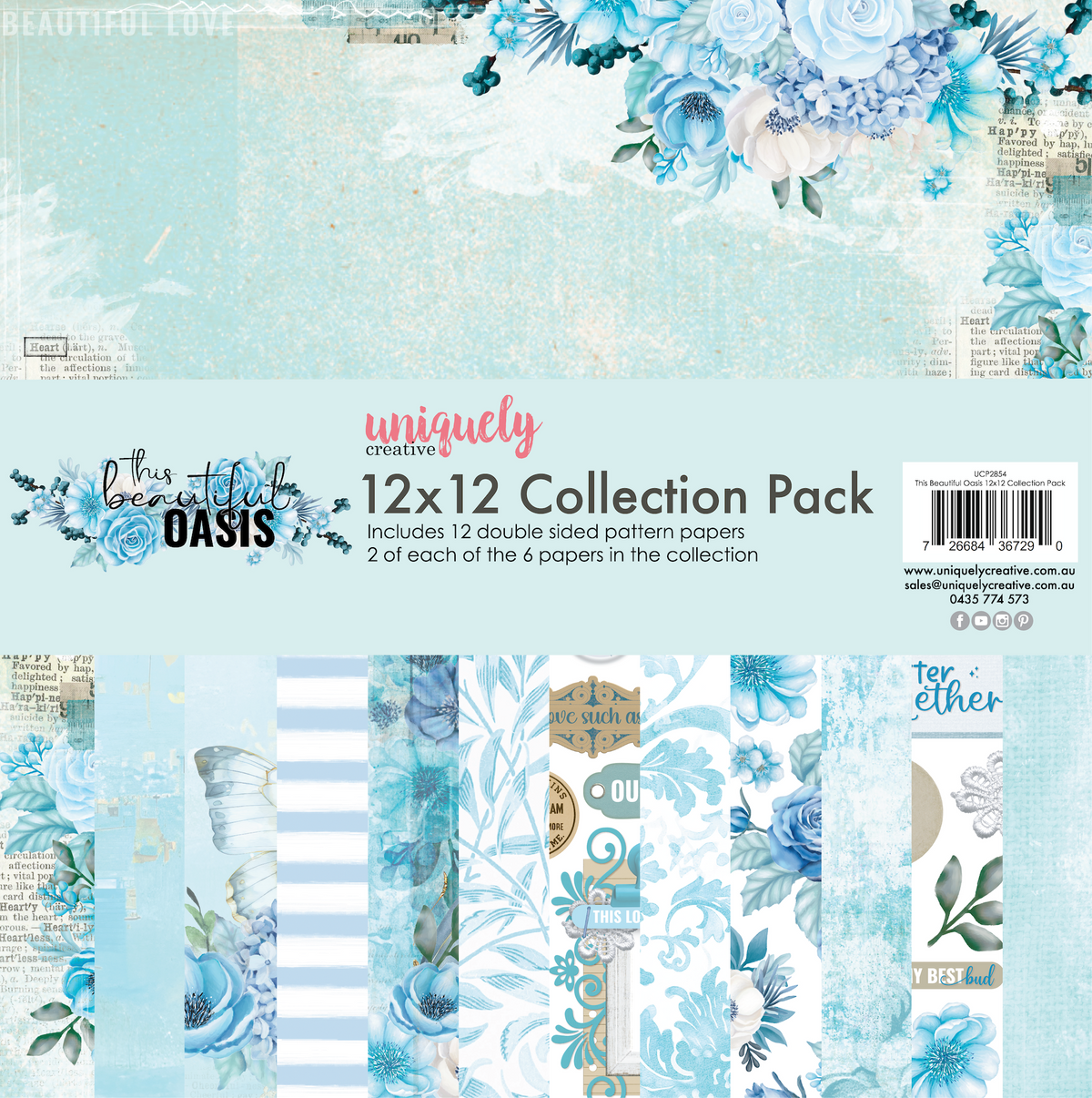 This Beautiful Oasis 12 x 12 Collection Pack