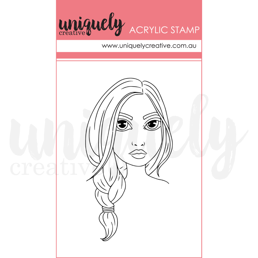 Rose Mark Making Mini Stamp - Acrylic Stamp