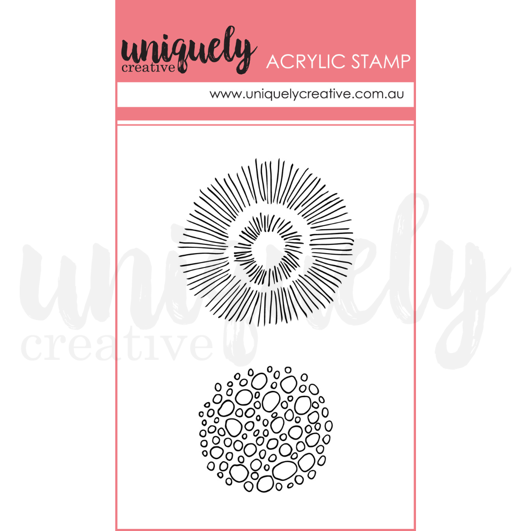 Imprint Impressions Mark Making Mini Stamp - Acrylic Stamp
