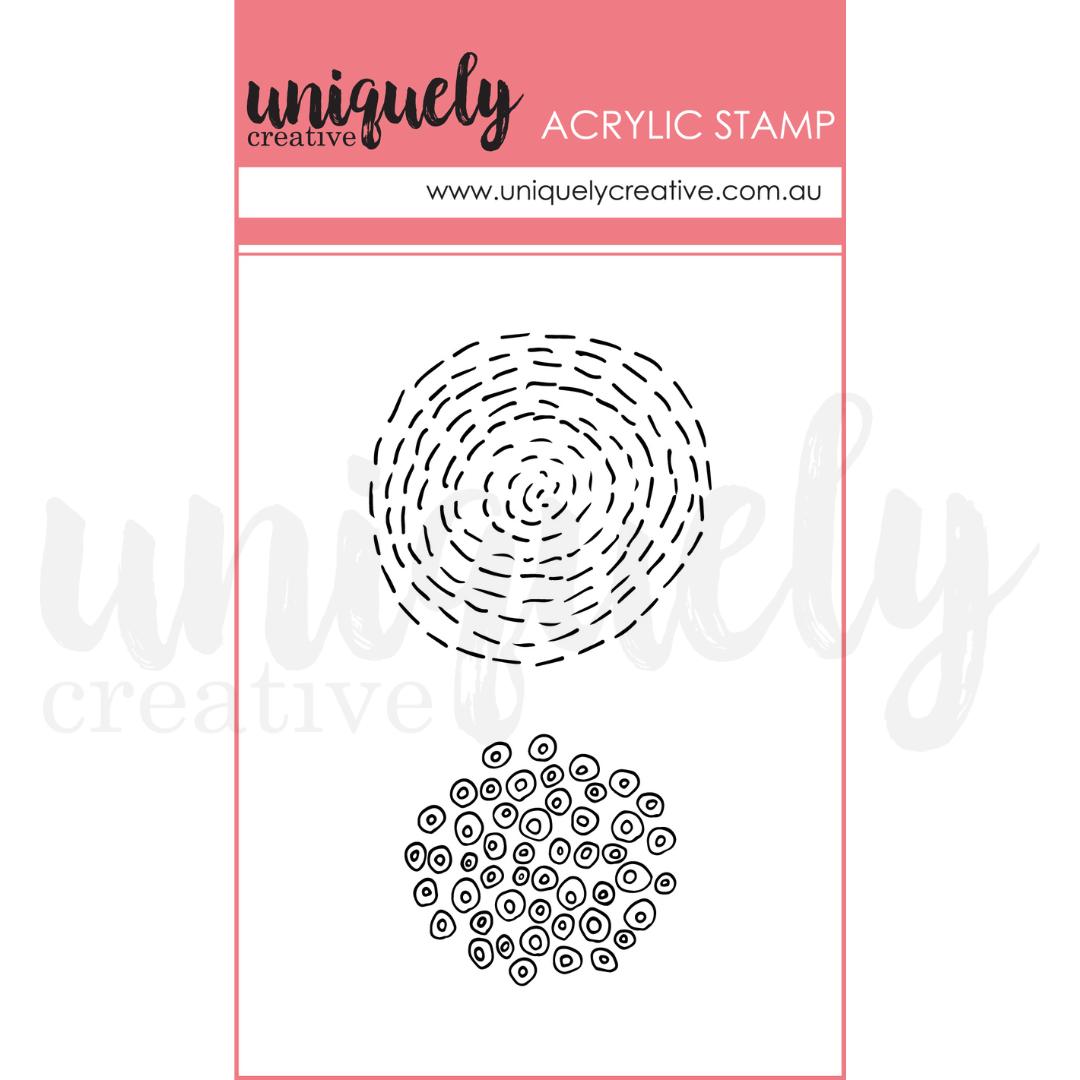 Pattern Play Mark Making Mini Stamp - Acrylic Stamp