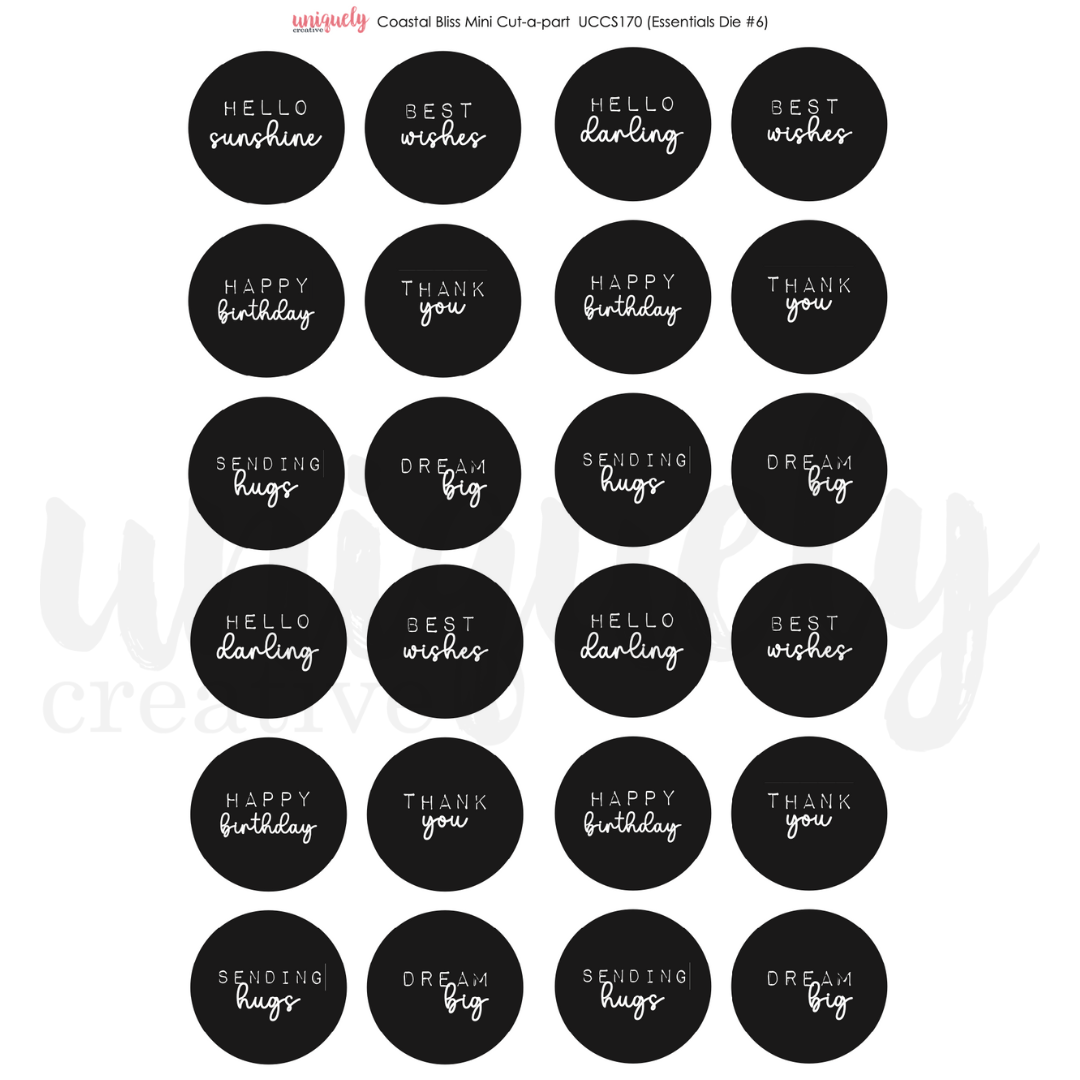 Coastal Bliss Cut-a-Part Sheet Mini