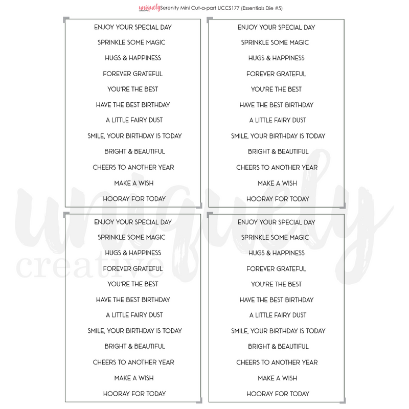 Cut-a-part Sheets | Uniquely Creative