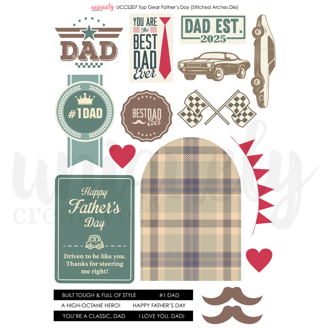 Father's Day Top Gear Cut-a-Part Sheet
