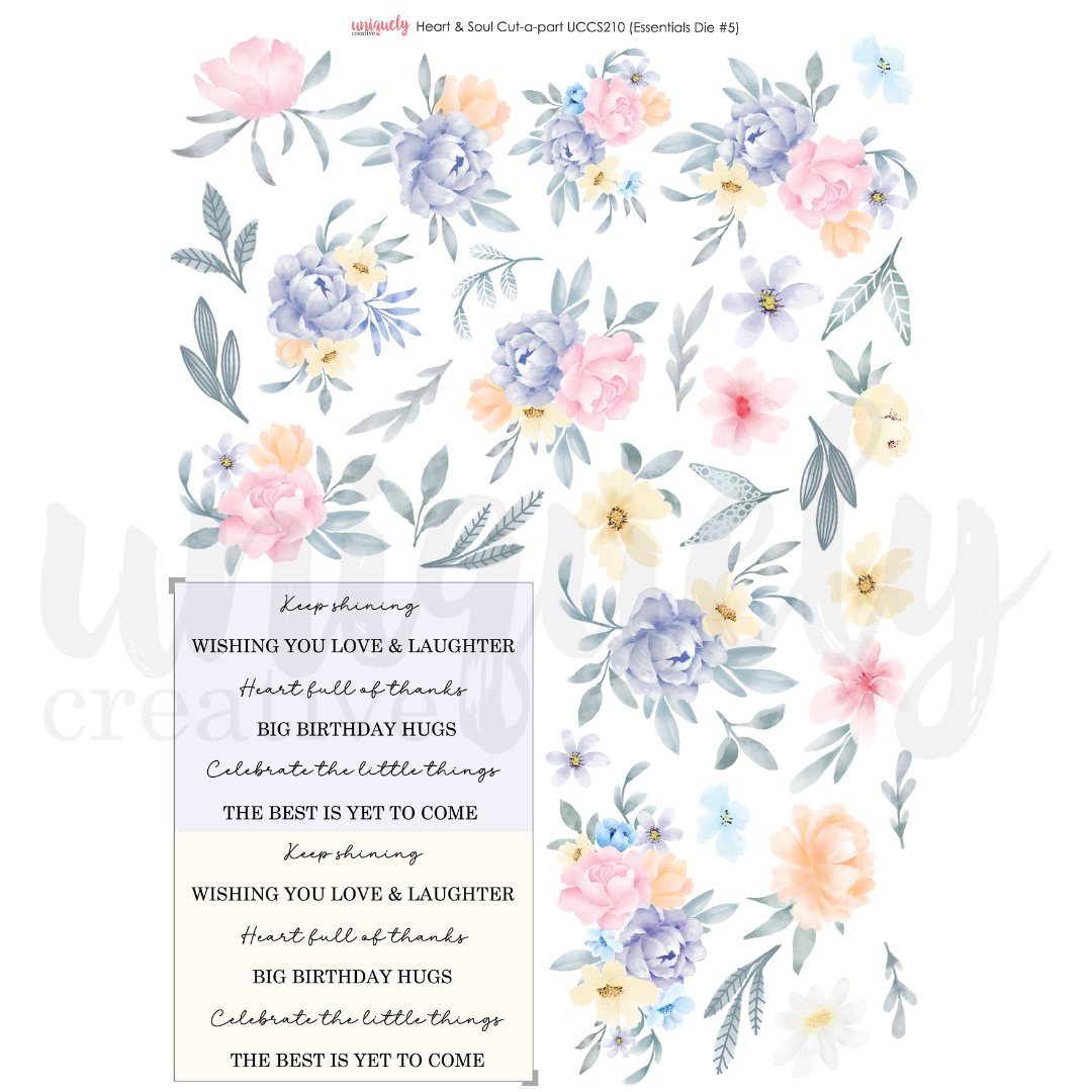 Heart &amp; Soul Cut-a-Part Sheet