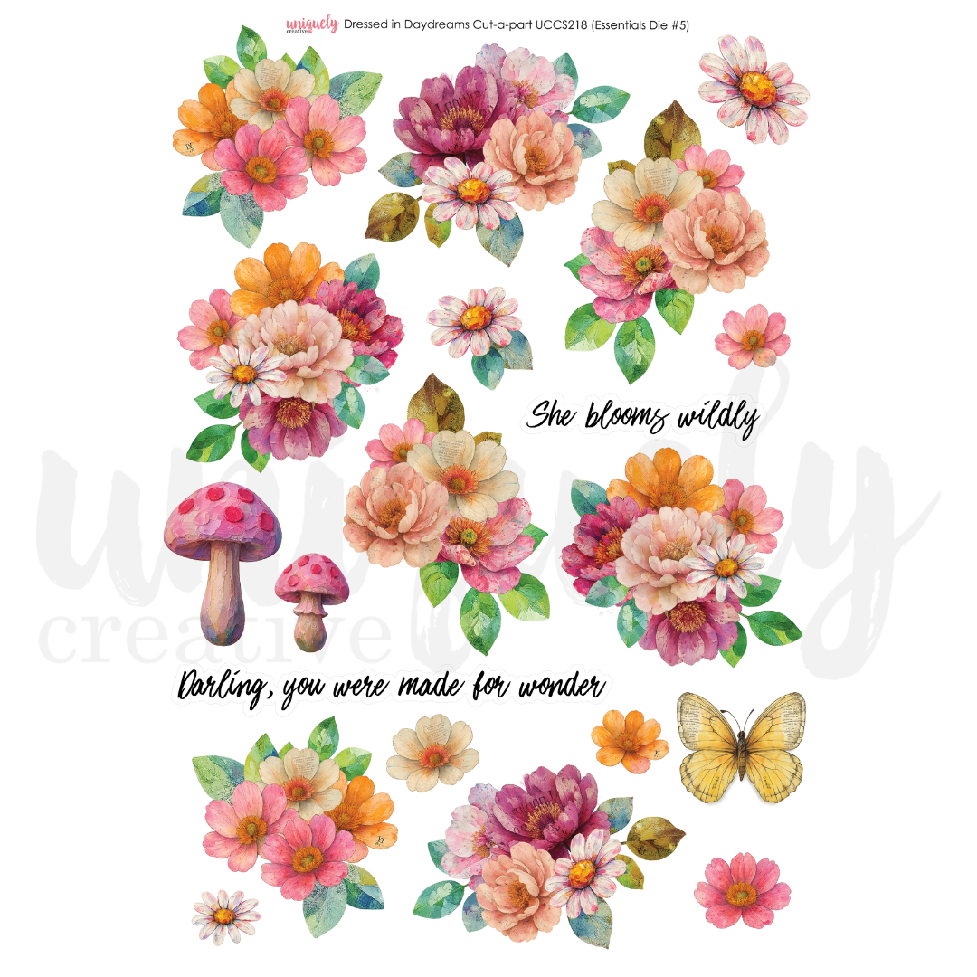 Dressed in Daydreams Cut-a-Part Sheet