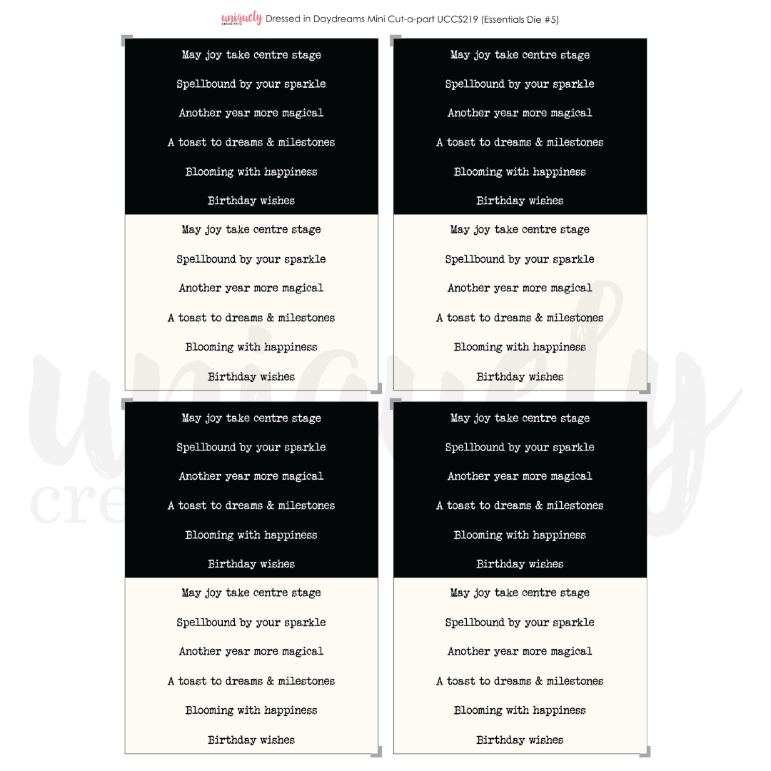 Dressed in Daydreams Cut-a-Part Sheet Mini