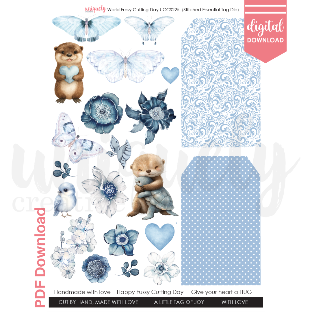 World Fussy Cutting Day Cut-a-Part Sheet - Digital Download