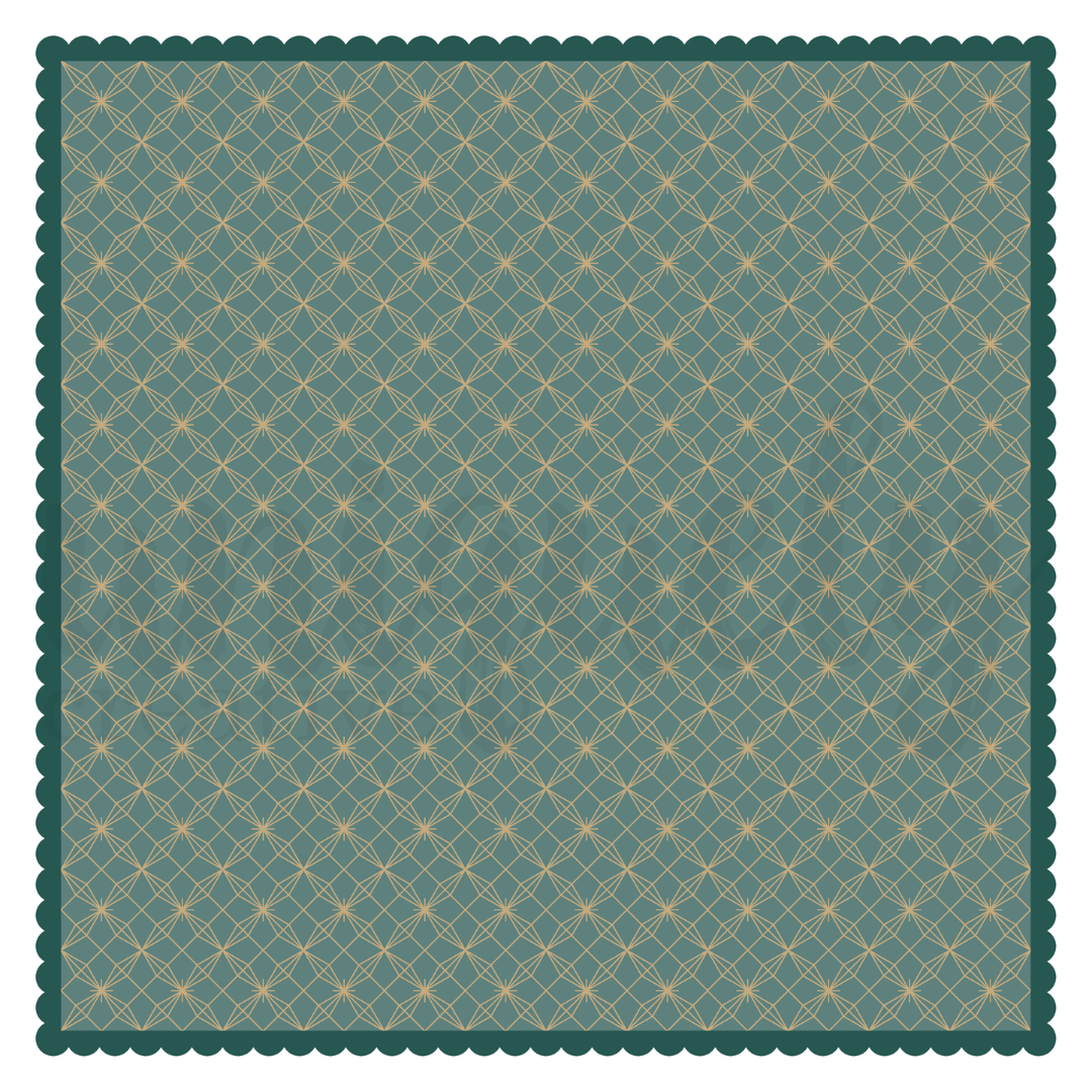 Father's Day Art Deco Background Cut-a-Part Sheet