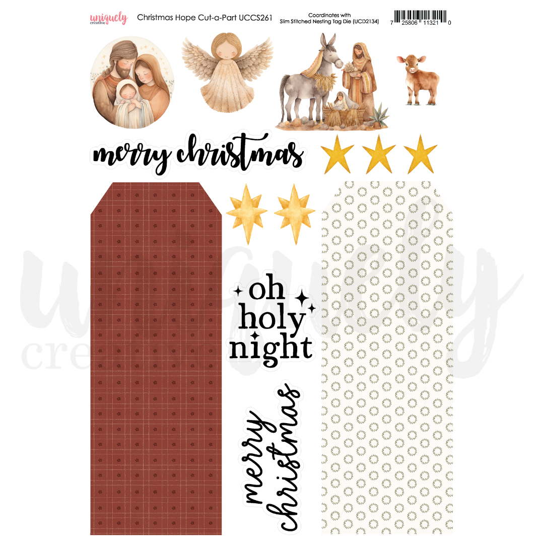 Christmas Hope Cut-a-Part Sheet