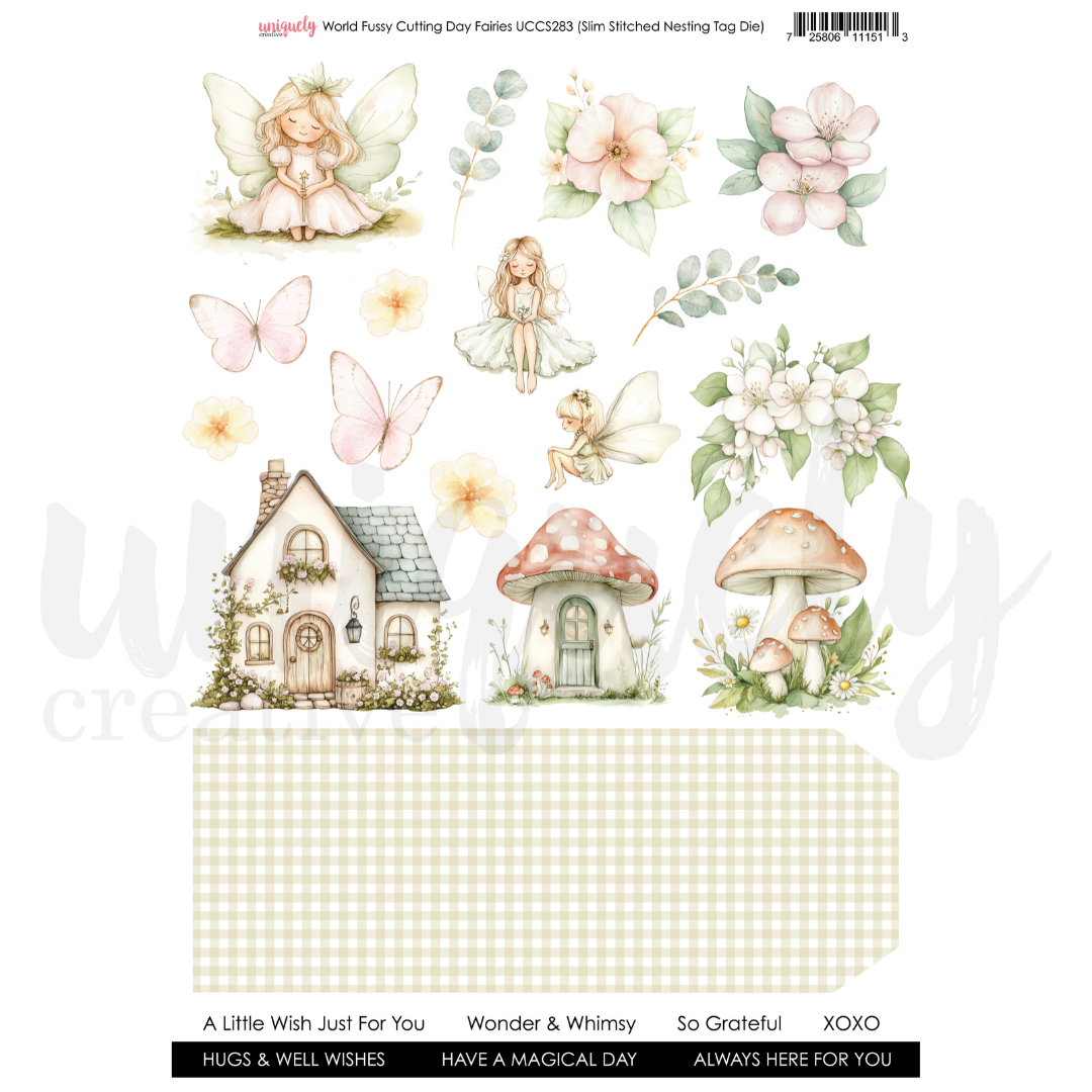 World Fussy Cutting Day Fairies Cut-a-Part Sheet