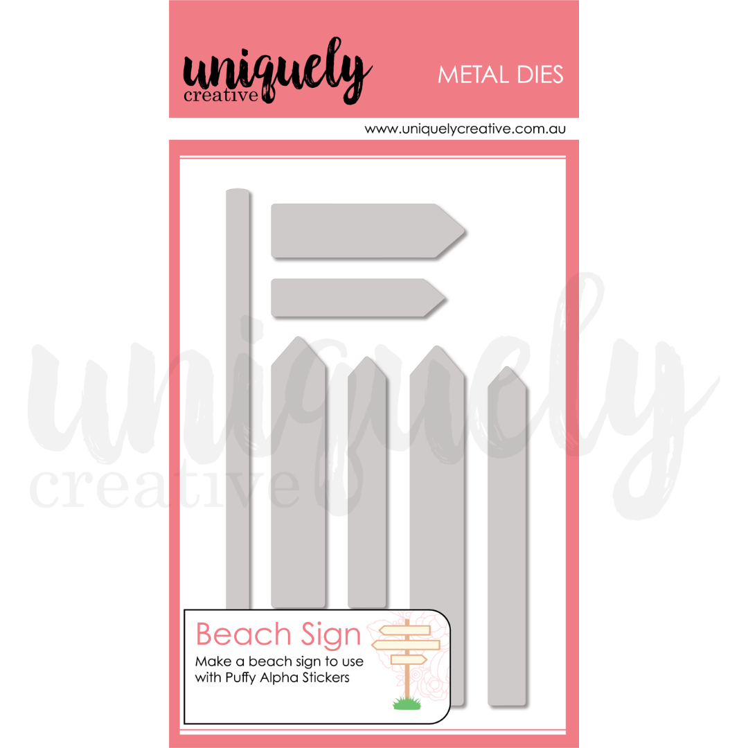 Beach Sign Die
