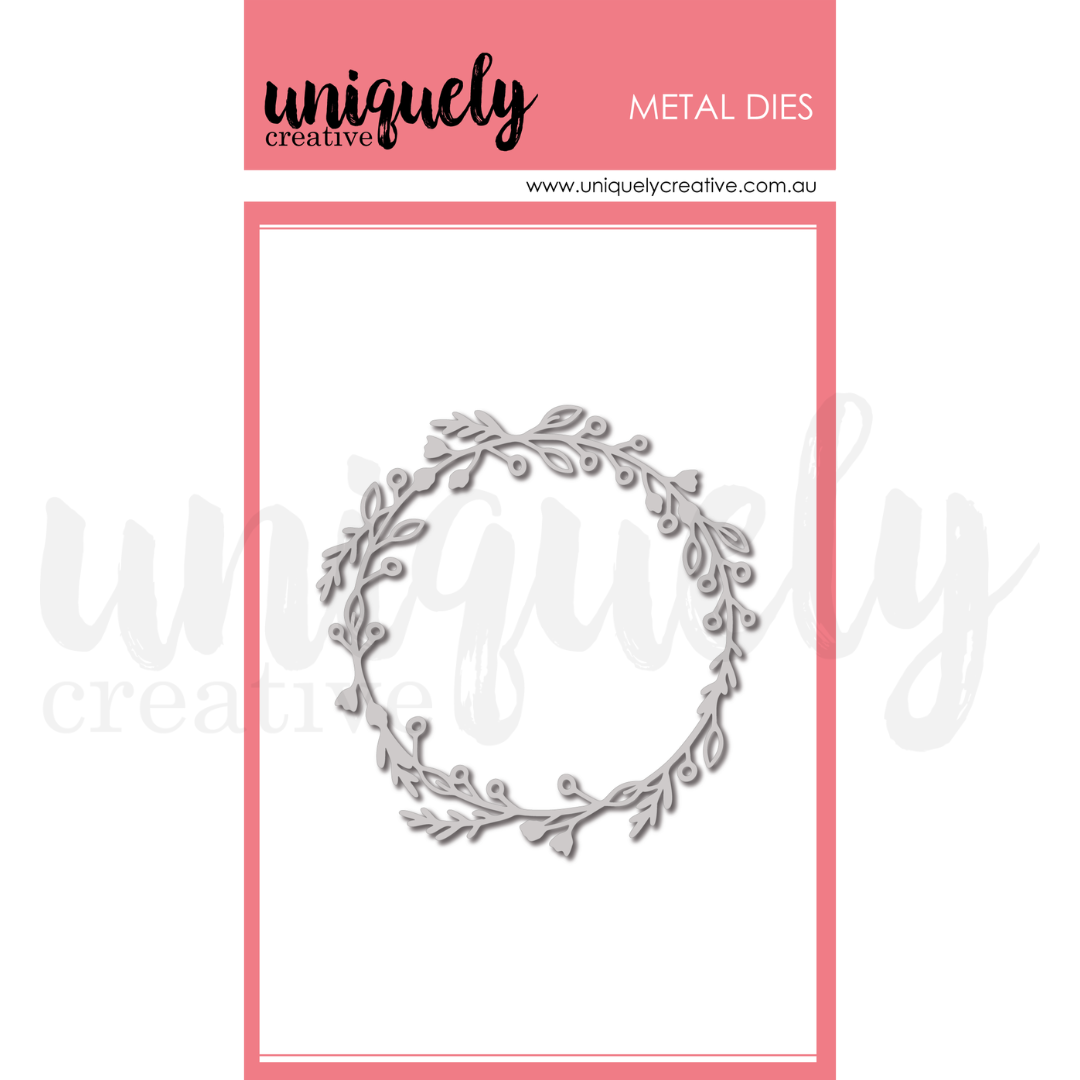 Leafy Wreath Die