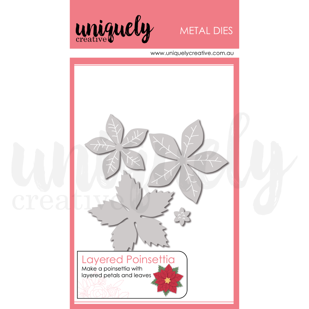 Layered Poinsettia Die