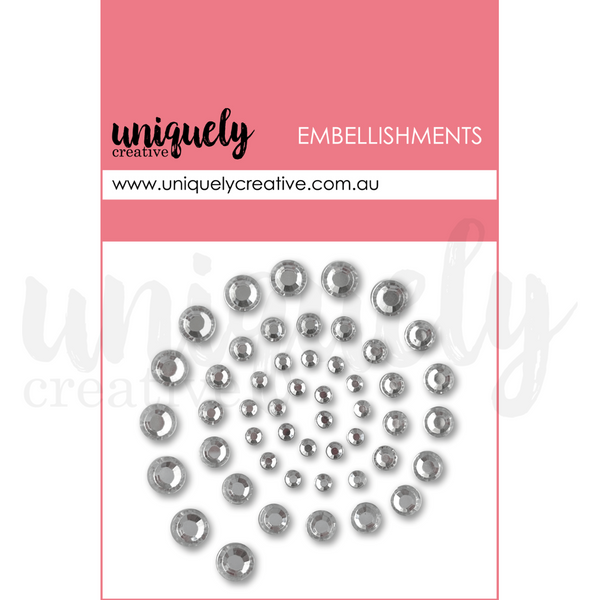 Silver Rhinestones | Embellishments | Uniquely Creative