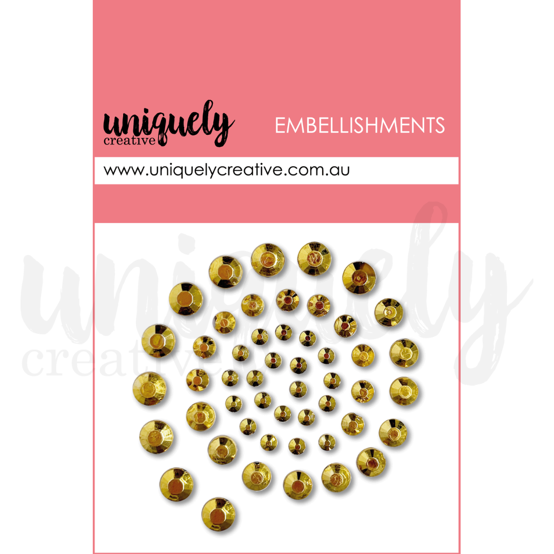 Gold Rhinestones