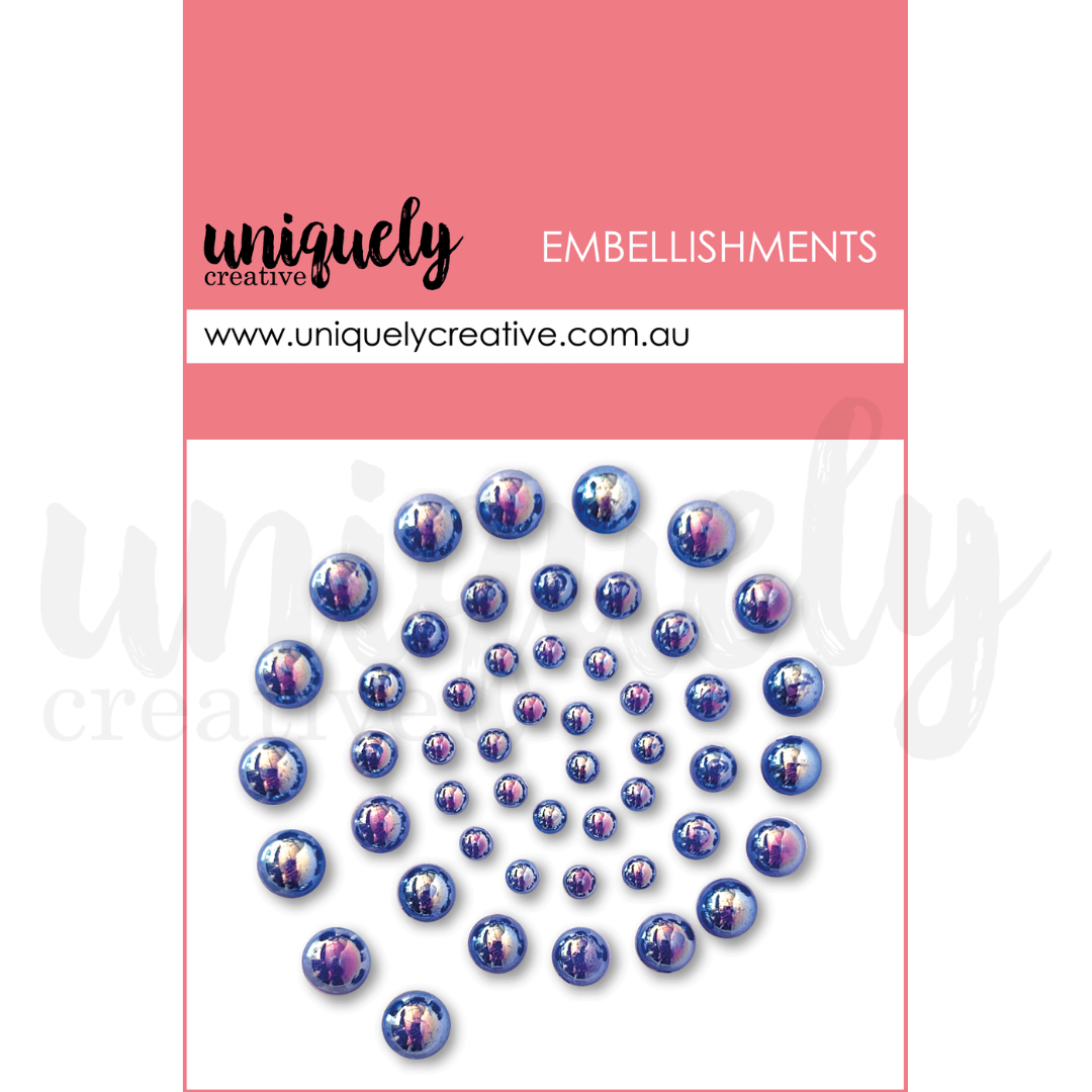 Wholesale Cobalt Pearls 10 pc