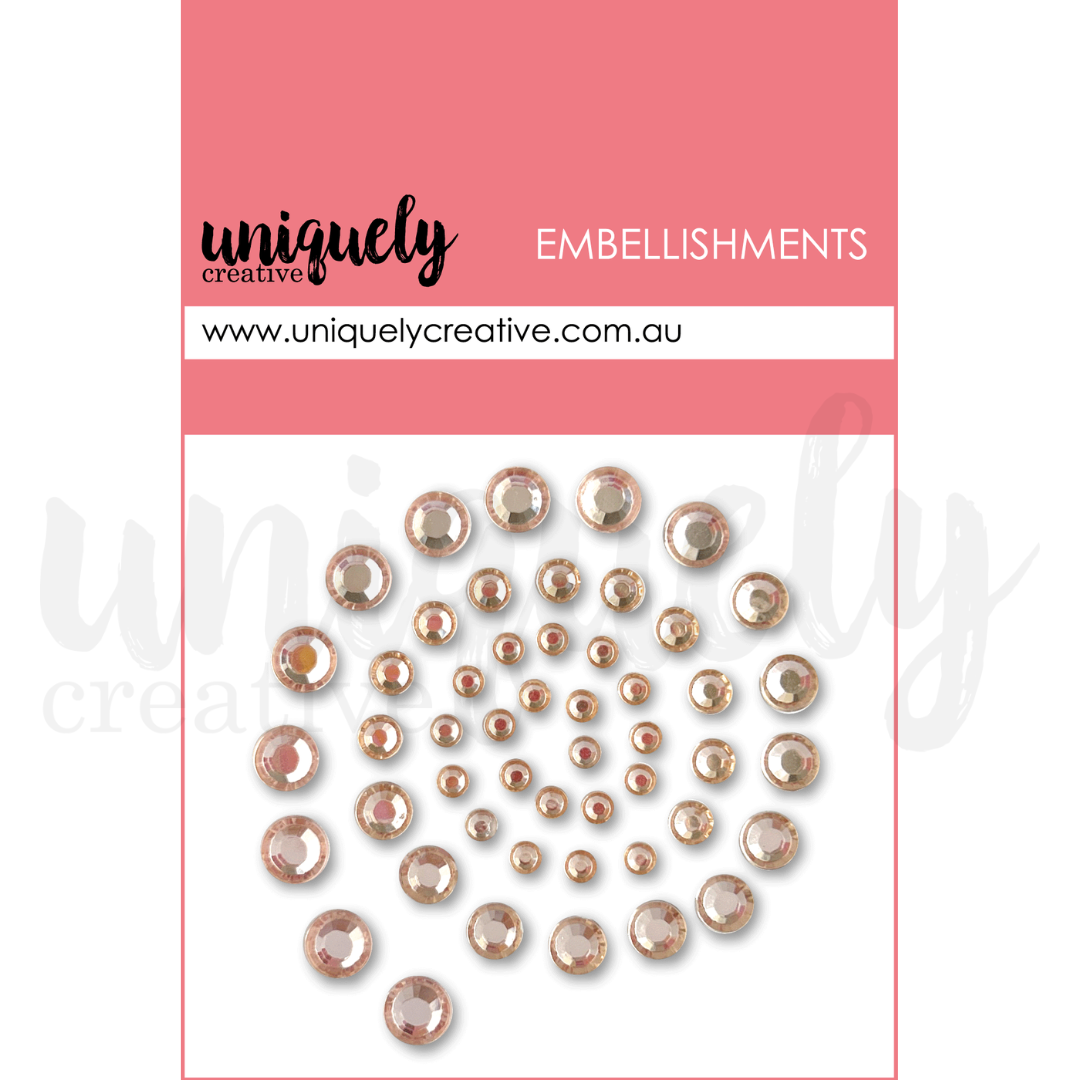 Wholesale Champagne Rhinestones 10 pc