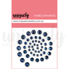 Wholesale Navy Rhinestones 10 pc